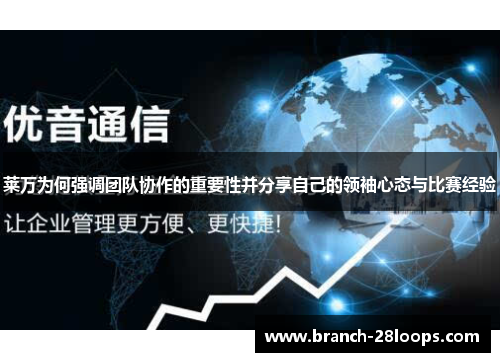 莱万为何强调团队协作的重要性并分享自己的领袖心态与比赛经验