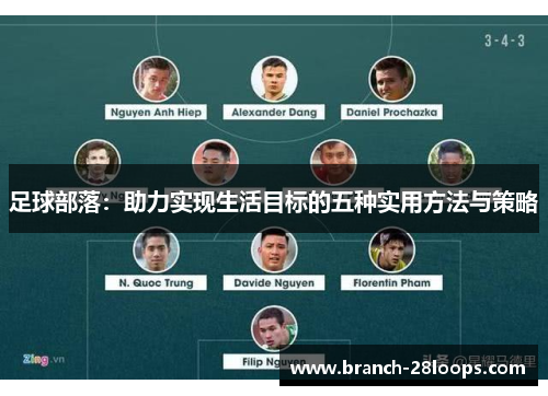 足球部落：助力实现生活目标的五种实用方法与策略